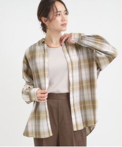 SHOO・LA・RUE / シューラルー シャツ・ブラウス | 【洗える/S-LL】程よいゆとりと抜け感 大人のチェックシャツ