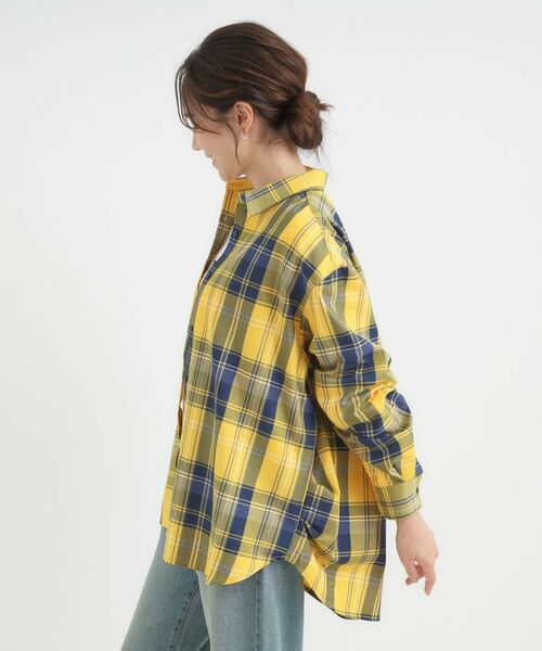 SHOO・LA・RUE / シューラルー シャツ・ブラウス | 【洗える/S-LL】程よいゆとりと抜け感 大人のチェックシャツ | 詳細10