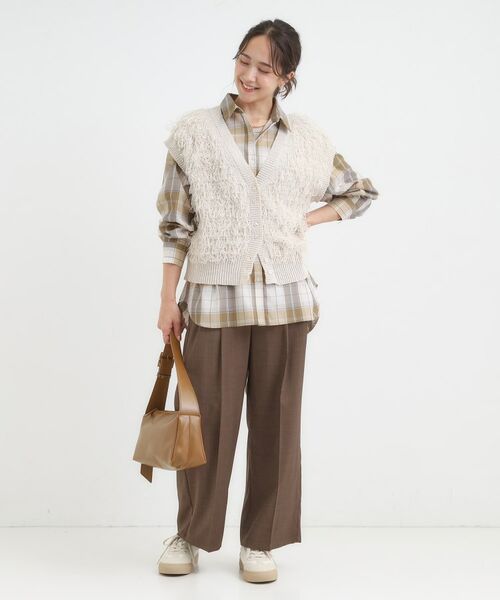 SHOO・LA・RUE / シューラルー シャツ・ブラウス | 【洗える/S-LL】程よいゆとりと抜け感 大人のチェックシャツ | 詳細15