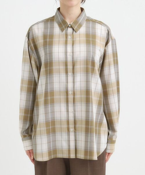 SHOO・LA・RUE / シューラルー シャツ・ブラウス | 【洗える/S-LL】程よいゆとりと抜け感 大人のチェックシャツ | 詳細17