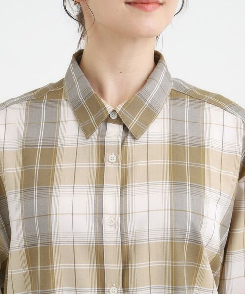 SHOO・LA・RUE / シューラルー シャツ・ブラウス | 【洗える/S-LL】程よいゆとりと抜け感 大人のチェックシャツ | 詳細20