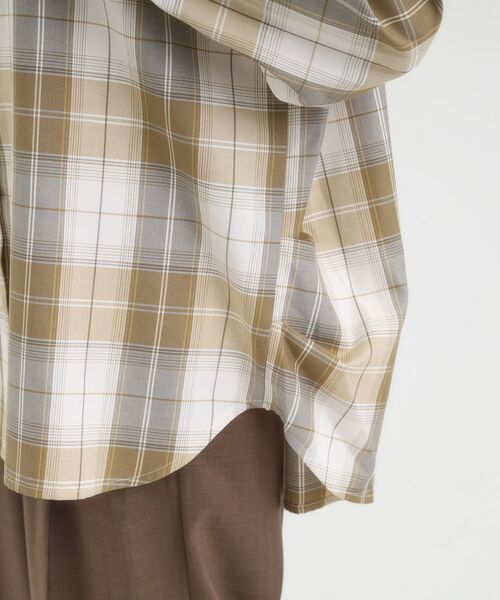 SHOO・LA・RUE / シューラルー シャツ・ブラウス | 【洗える/S-LL】程よいゆとりと抜け感 大人のチェックシャツ | 詳細22