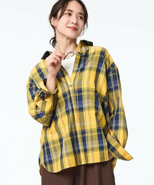 SHOO・LA・RUE / シューラルー シャツ・ブラウス | 【洗濯機可/S-LL】程よい抜け感 大人のチェックシャツ | 詳細25