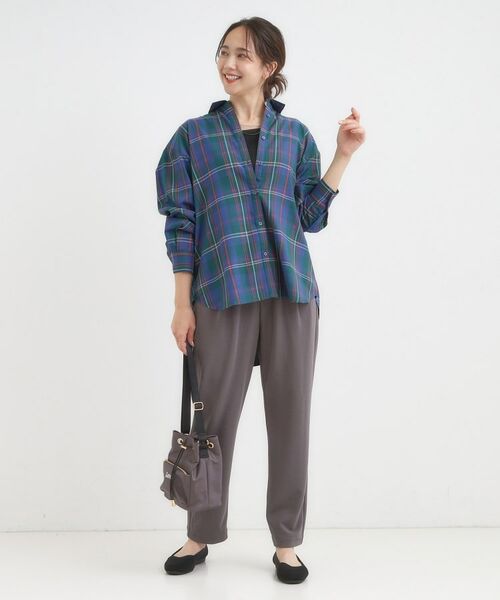 SHOO・LA・RUE / シューラルー シャツ・ブラウス | 【洗える/S-LL】程よいゆとりと抜け感 大人のチェックシャツ | 詳細7