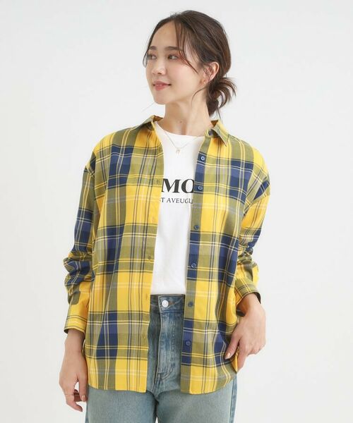 SHOO・LA・RUE / シューラルー シャツ・ブラウス | 【洗える/S-LL】程よいゆとりと抜け感 大人のチェックシャツ | 詳細9