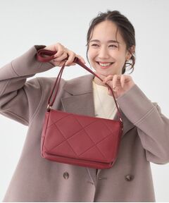 SHOO・LA・RUE / シューラルー ショルダーバッグ | バイアスチェック型押しショルダー