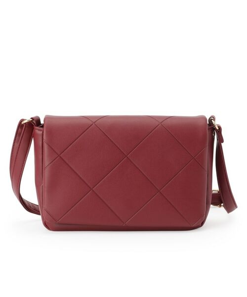 SHOO・LA・RUE / シューラルー ショルダーバッグ | バイアスチェック型押しショルダー | 詳細8