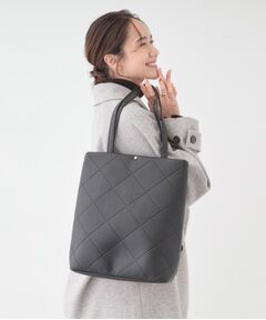 SHOO・LA・RUE / シューラルー トートバッグ | バイアスチェック型押しトートバッグ