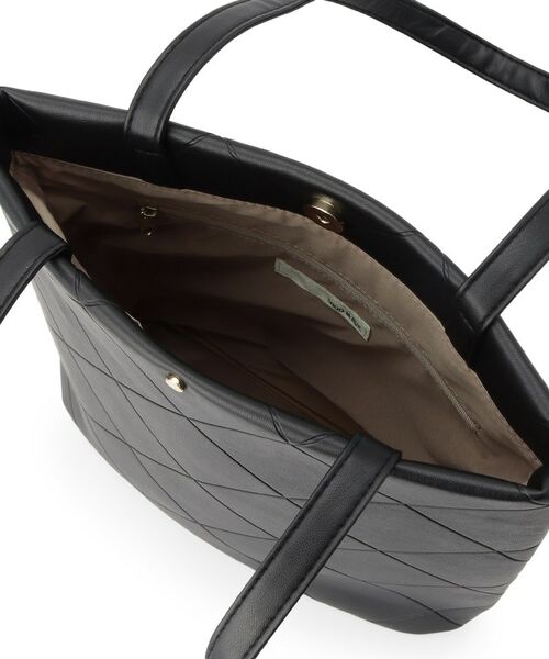 SHOO・LA・RUE / シューラルー トートバッグ | バイアスチェック型押しトートバッグ | 詳細13