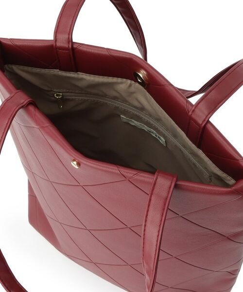 SHOO・LA・RUE / シューラルー トートバッグ | バイアスチェック型押しトートバッグ | 詳細14