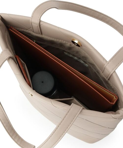 SHOO・LA・RUE / シューラルー トートバッグ | バイアスチェック型押しトートバッグ | 詳細16