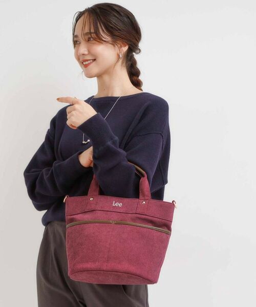 SHOO・LA・RUE / シューラルー トートバッグ | 【Lee別注】コーデュロイトートバッグ | 詳細3