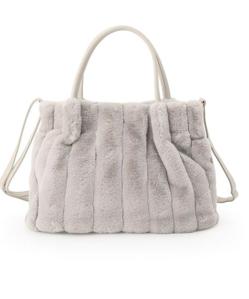 SHOO・LA・RUE / シューラルー トートバッグ | 【2WAY】ストライプファートートバッグ | 詳細14