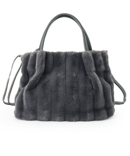 SHOO・LA・RUE / シューラルー トートバッグ | 【2WAY】ストライプファートートバッグ | 詳細15