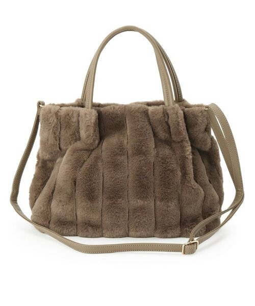 SHOO・LA・RUE / シューラルー トートバッグ | 【2WAY】ストライプファートートバッグ | 詳細20