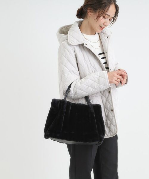 SHOO・LA・RUE / シューラルー トートバッグ | 【2WAY】ストライプファートートバッグ | 詳細7