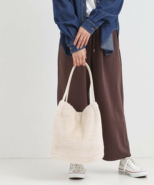 SHOO・LA・RUE / シューラルー トートバッグ | つまみハンドルフェイクファートートバッグ | 詳細1