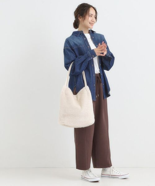 SHOO・LA・RUE / シューラルー トートバッグ | つまみハンドルフェイクファートートバッグ | 詳細2