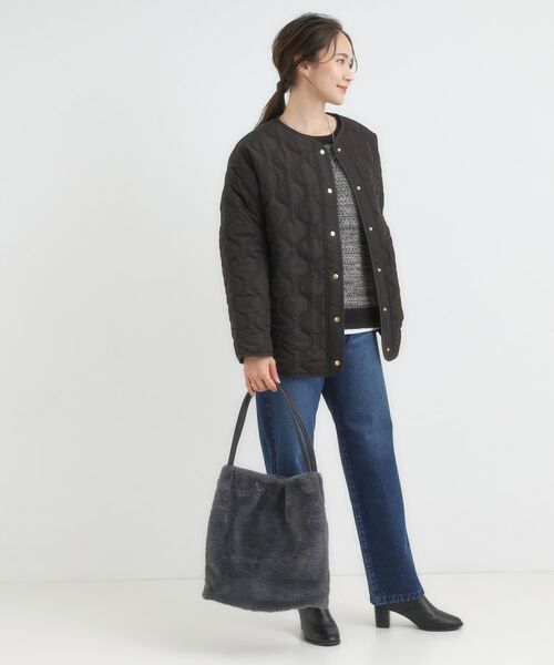 SHOO・LA・RUE / シューラルー トートバッグ | つまみハンドルフェイクファートートバッグ | 詳細4