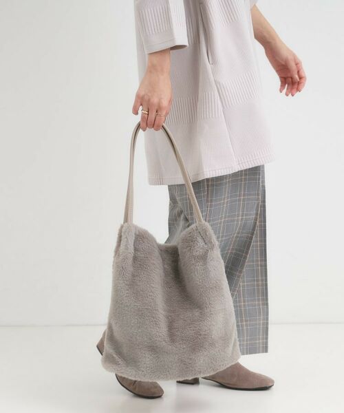 SHOO・LA・RUE / シューラルー トートバッグ | つまみハンドルフェイクファートートバッグ | 詳細5