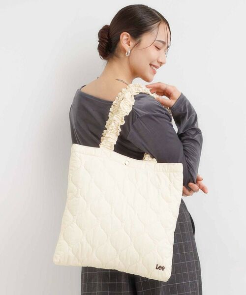 SHOO・LA・RUE / シューラルー トートバッグ | 【Lee別注】キルトトートバッグ(アイボリー(804))