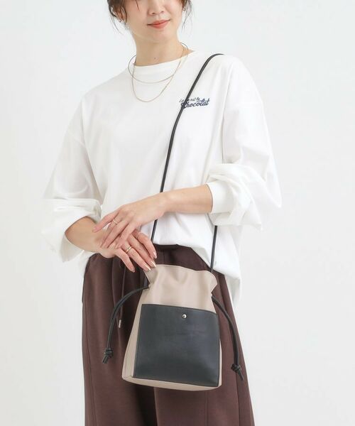 SHOO・LA・RUE / シューラルー ショルダーバッグ | スクエア巾着ショルダーバッグ | 詳細9