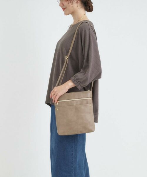 SHOO・LA・RUE / シューラルー ショルダーバッグ | ボディフィットアオリショルダーバッグ | 詳細5