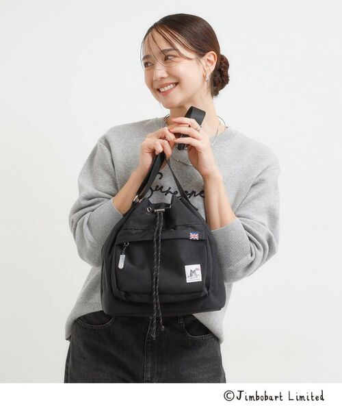 SHOO・LA・RUE / シューラルー ショルダーバッグ | 【撥水】巾着ショルダーバッグ【Jimbobart】 | 詳細3