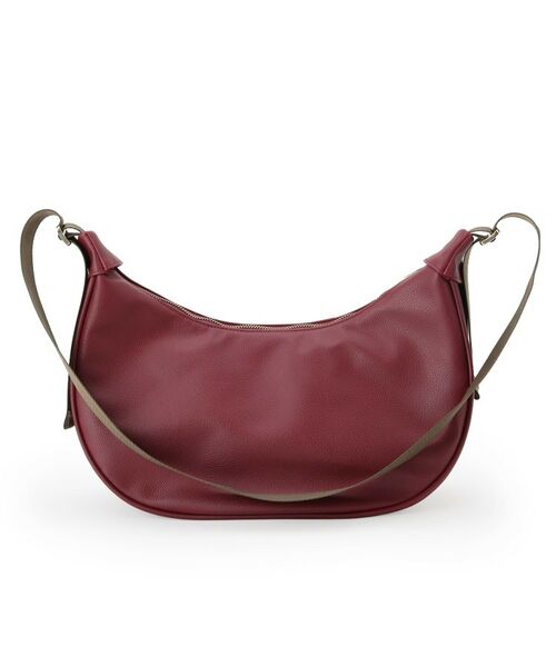 SHOO・LA・RUE / シューラルー ショルダーバッグ | ハトメ使いがアクセント ハーフムーンショルダーバッグ | 詳細11