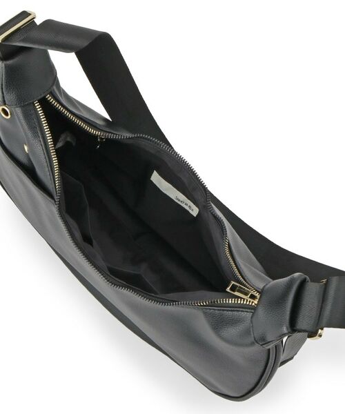 SHOO・LA・RUE / シューラルー ショルダーバッグ | ハトメ使いがアクセント ハーフムーンショルダーバッグ | 詳細13