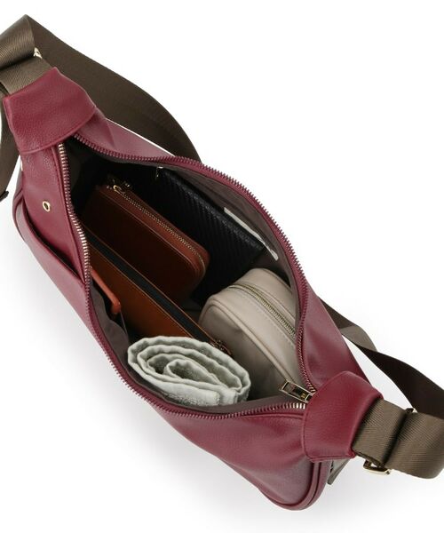 SHOO・LA・RUE / シューラルー ショルダーバッグ | ハトメ使いがアクセント ハーフムーンショルダーバッグ | 詳細16