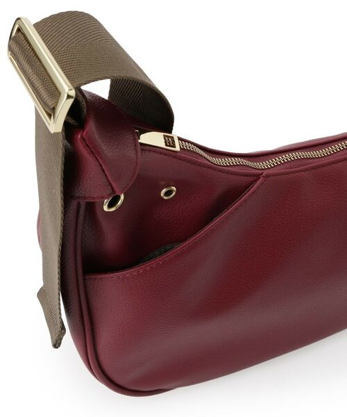 SHOO・LA・RUE / シューラルー ショルダーバッグ | ハトメ使いがアクセント ハーフムーンショルダーバッグ | 詳細19