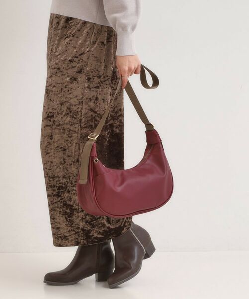 SHOO・LA・RUE / シューラルー ショルダーバッグ | ハトメ使いがアクセント ハーフムーンショルダーバッグ | 詳細5