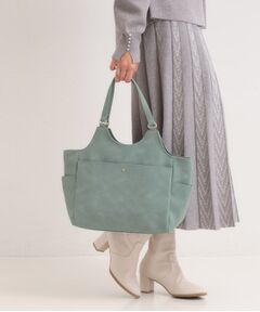 SHOO・LA・RUE / シューラルー トートバッグ | スエード調8ポケットトートバッグ