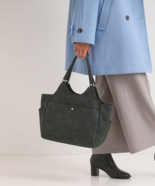 SHOO・LA・RUE / シューラルー トートバッグ | スエード調8ポケットトートバッグ | 詳細1