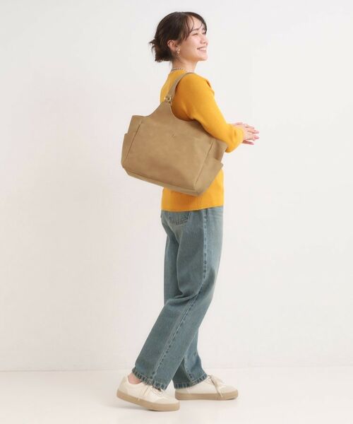 SHOO・LA・RUE / シューラルー トートバッグ | スエード調8ポケットトートバッグ | 詳細4