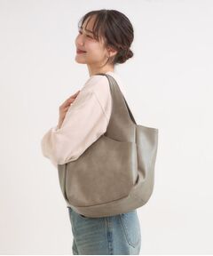 SHOO・LA・RUE / シューラルー トートバッグ | あおりポケットバルーントートバッグ