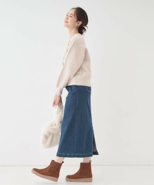 SHOO・LA・RUE / シューラルー ブーツ（ショート丈） | 【撥水/低反発クッション】すっぽりラクラク はきぐちニットブーツ | 詳細13