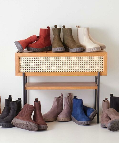 SHOO・LA・RUE / シューラルー ブーツ（ショート丈） | 【撥水/低反発クッション】すっぽりラクラク はきぐちニットブーツ | 詳細19