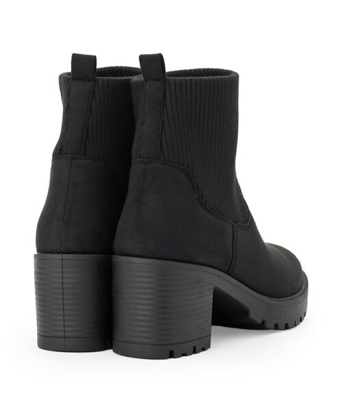 SHOO・LA・RUE / シューラルー ブーツ（ショート丈） | ヒールアップ はきぐちニットブーツ | 詳細3