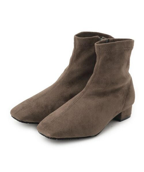 SHOO・LA・RUE / シューラルー ブーツ（ショート丈） | ストレッチローヒール | 詳細1