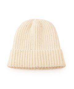 SHOO・LA・RUE / シューラルー ニットキャップ | スパンコールリブニット帽