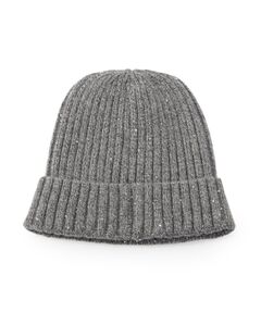 SHOO・LA・RUE / シューラルー ニットキャップ | スパンコールリブニット帽