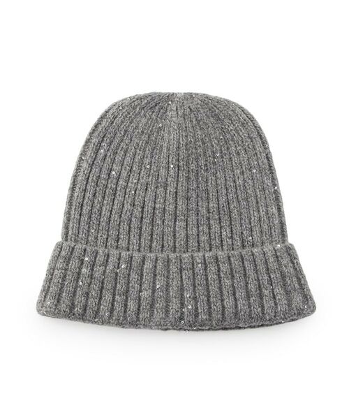 SHOO・LA・RUE / シューラルー ニットキャップ | スパンコールリブニット帽 | 詳細2