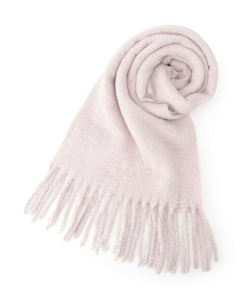 SHOO・LA・RUE/シューラルー 太フリンジラメストール ピンク(072) 00 SHOO・LA・RUE/シューラルー 太フリンジラメストール ピンク(072) 00