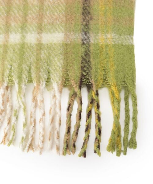 SHOO・LA・RUE / シューラルー マフラー・ショール・スヌード・ストール | 太フリンジチェックストール | 詳細3