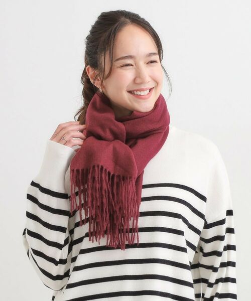 SHOO・LA・RUE / シューラルー マフラー・ショール・スヌード・ストール | プレーン無地ストール | 詳細4