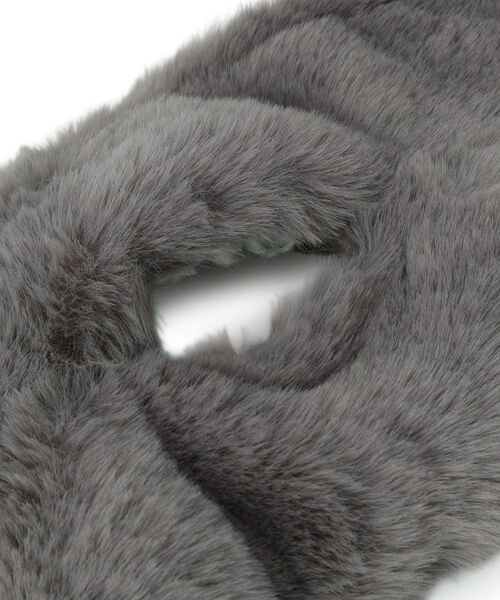 SHOO・LA・RUE / シューラルー マフラー・ショール・スヌード・ストール | リバーシブルフラワーファーティペット | 詳細3