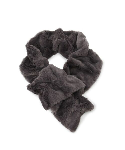 SHOO・LA・RUE / シューラルー マフラー・ショール・スヌード・ストール | ウェーブフェイクファーマフラー | 詳細1