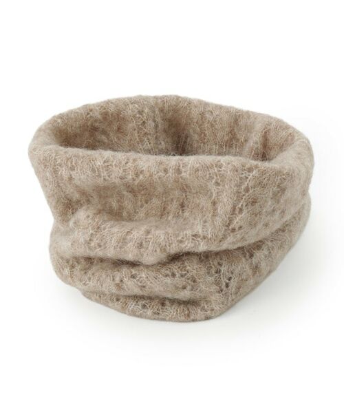 SHOO・LA・RUE / シューラルー ネックウォーマー・イヤーマフ | ベビーアルパカ混ケーブルスヌード | 詳細1